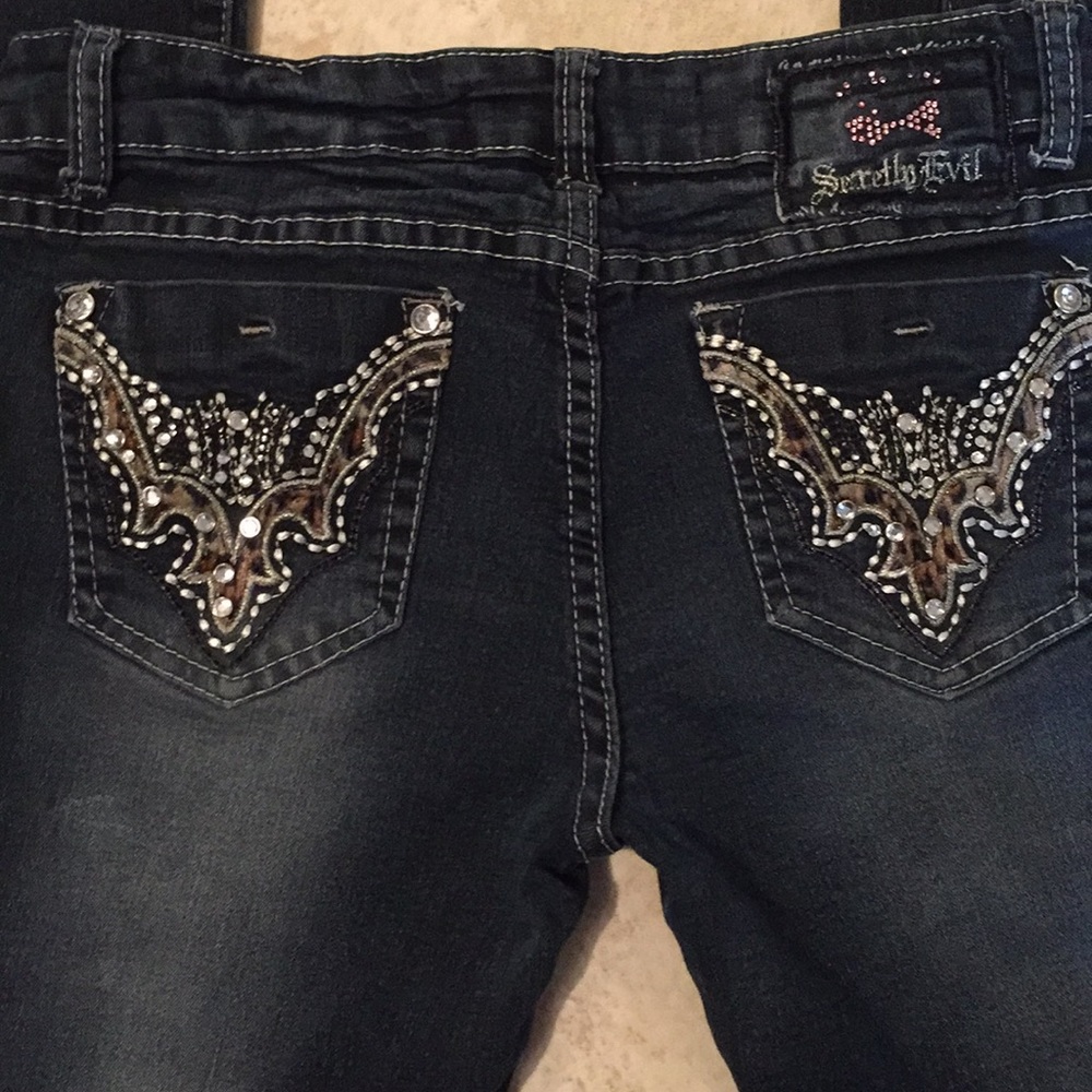 Secretly Evil Girls Jeans. Size 5 junior. Slim